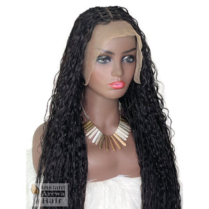 Wholesale Human Hair cheap braided wigs for black women For