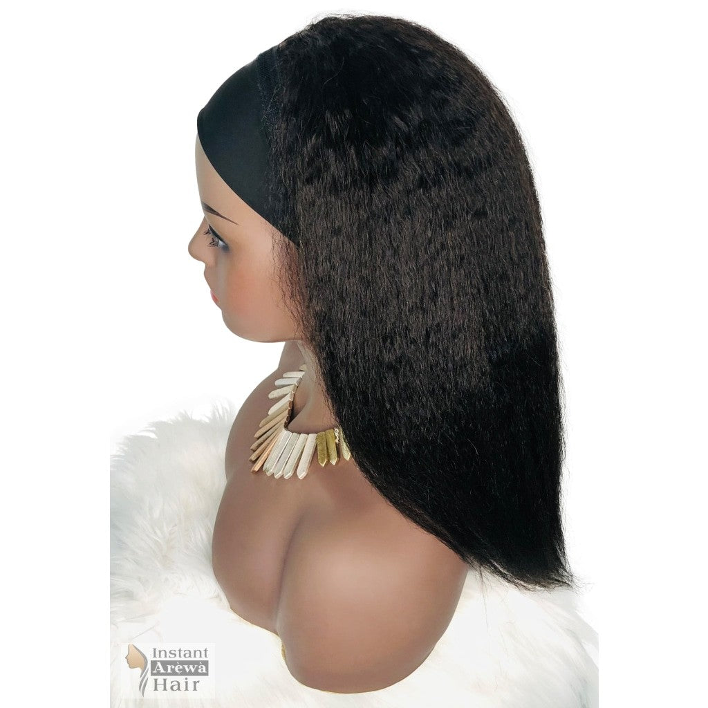 Crisp Kinky Straight Headband Wig Moment Nature Crisp Kinky Straight Headband Wig Moment Nature
