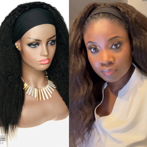 Headband Wig-Kinky Straight