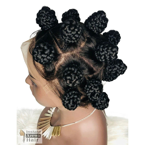 Bantu Knots Wig - Instant Arẹ̀wà Hair