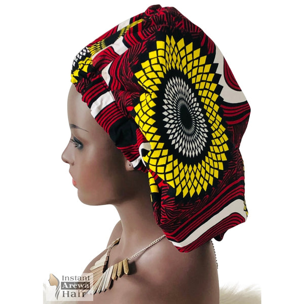 Ankara Bonnet - Instant Arẹ̀wà Hair