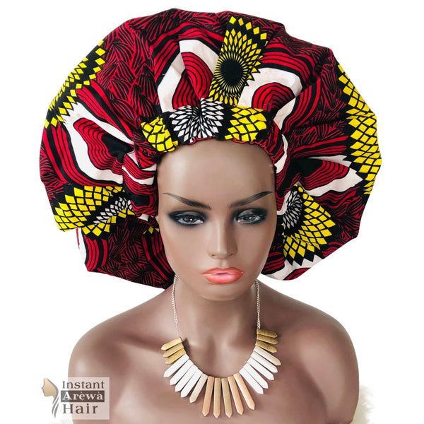 Ankara Bonnet - Instant Arẹ̀wà Hair