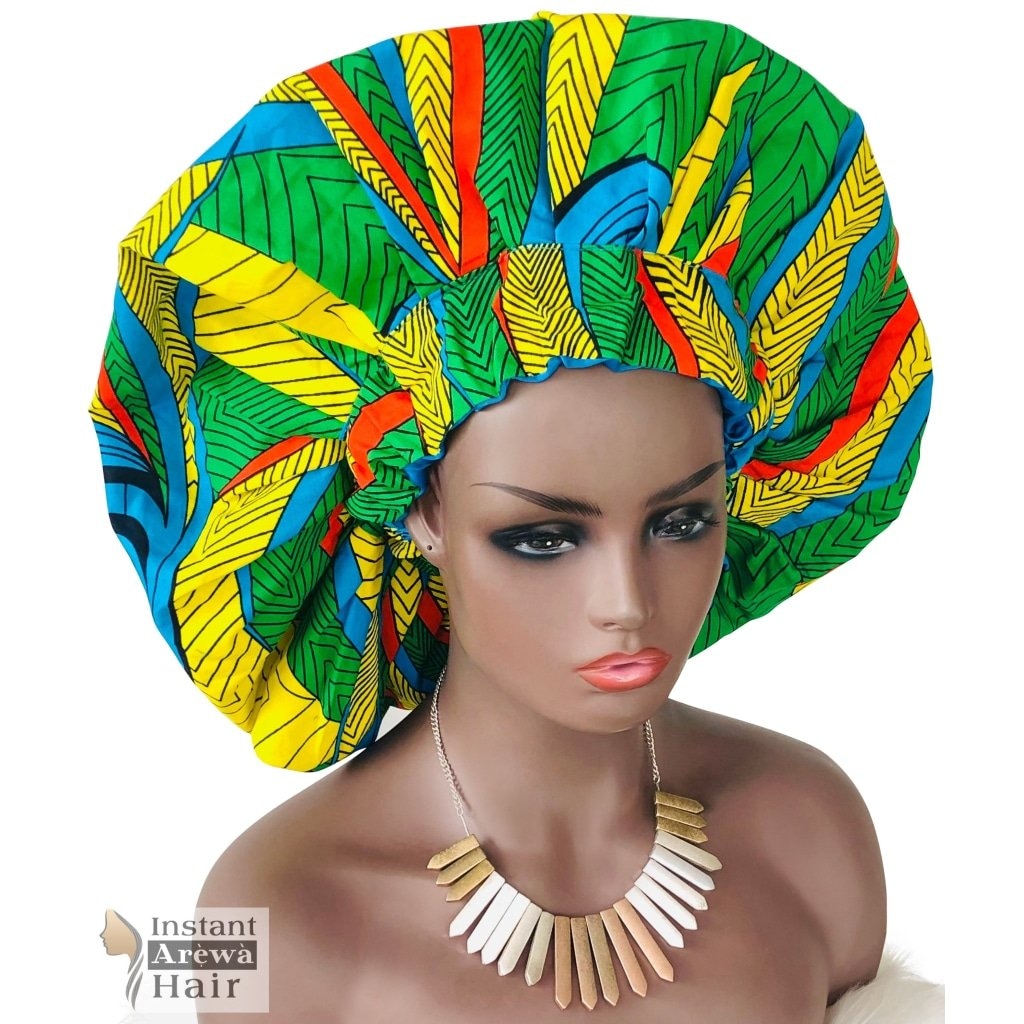Ankara Bonnet - Instant Arẹ̀wà Hair