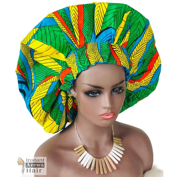 Ankara Bonnet - Instant Arẹ̀wà Hair