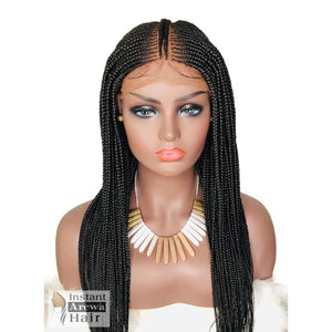 Fulani Cornrow Wig (Style 2) - Instant Arẹ̀wà Hair