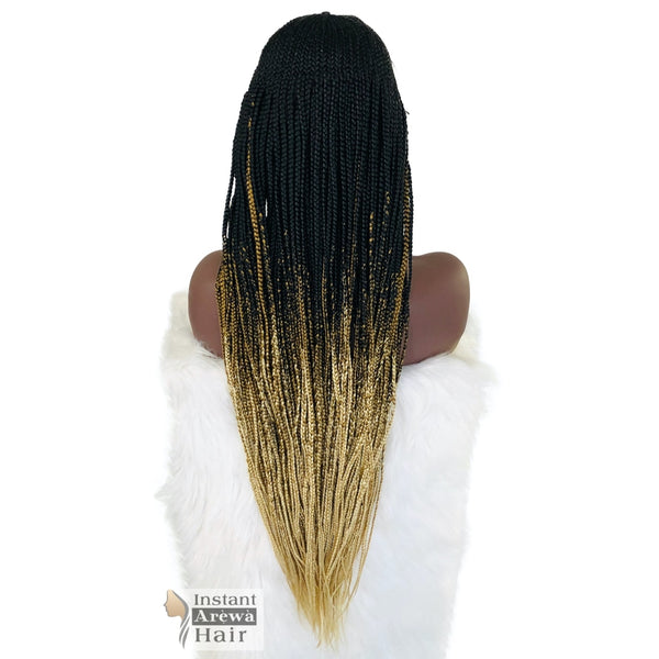 Fulani Cornrow Wig (Style 1) - Instant Arẹ̀wà Hair