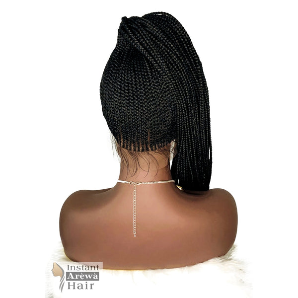 High Ponytail Cornrow Wig (Style 2) - Instant Arẹ̀wà Hair
