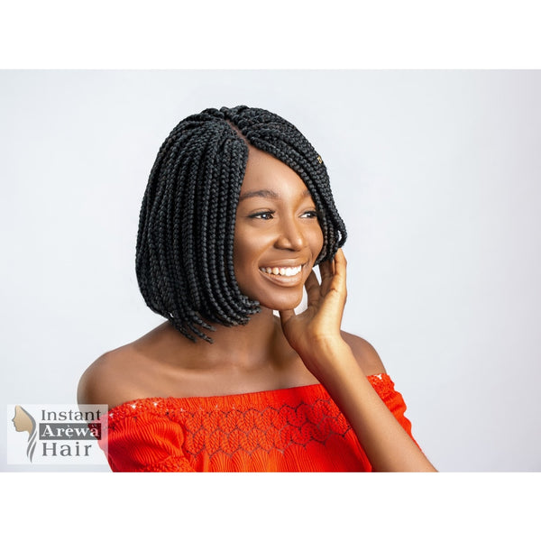 Bob Braid Wig - Instant Arẹ̀wà Hair