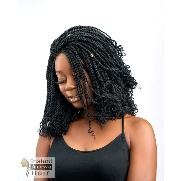 Medium (Kinky) Twist Wig - Instant Arẹ̀wà Hair