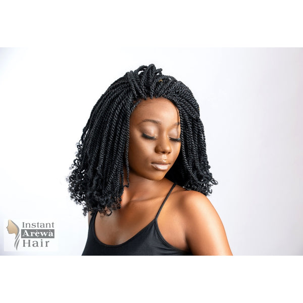 Medium (Kinky) Twist Wig - Instant Arẹ̀wà Hair