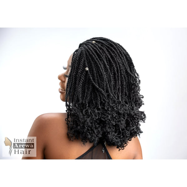 Medium (Kinky) Twist Wig - Instant Arẹ̀wà Hair