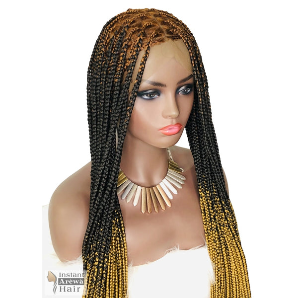 Instant Arewa Hair Handmade Knotless Box Braid Wig