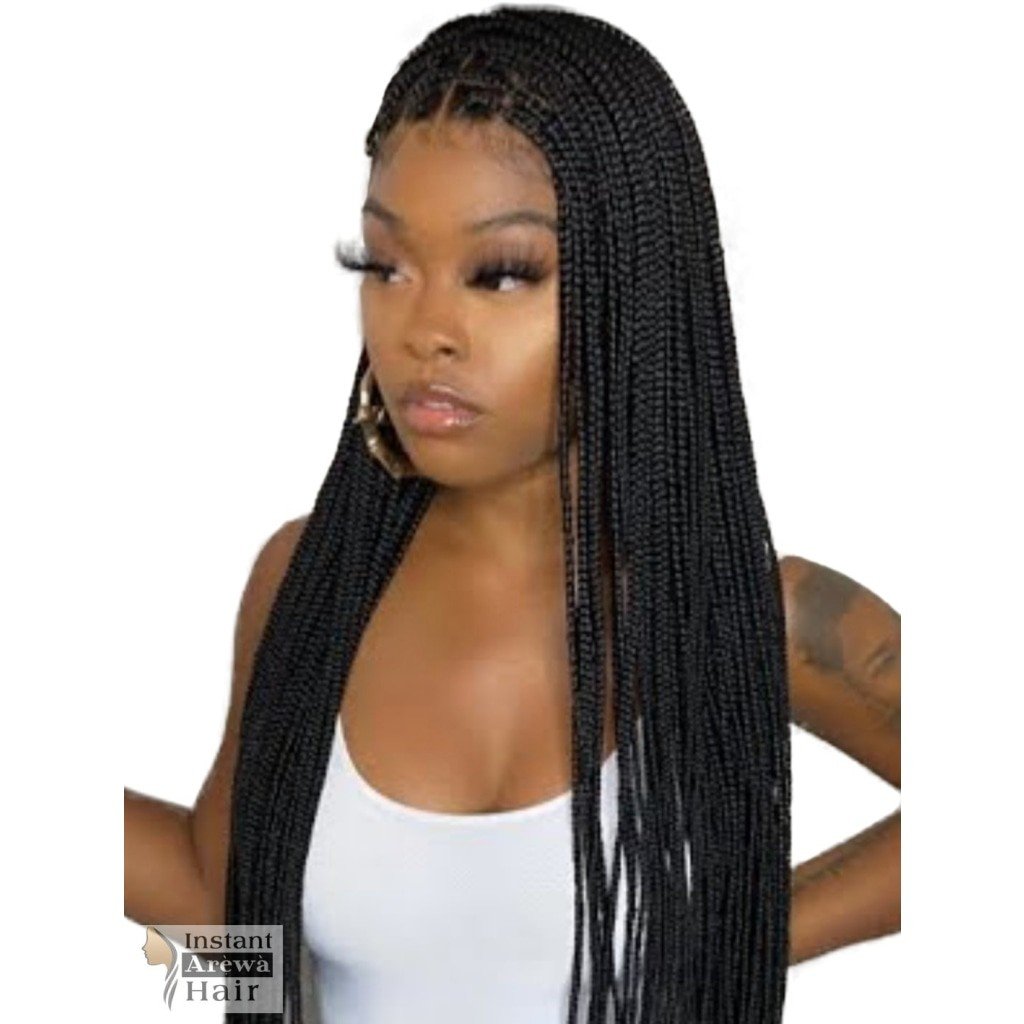 Knotless Box Braid Wig  Instant Arẹ̀wà Hair