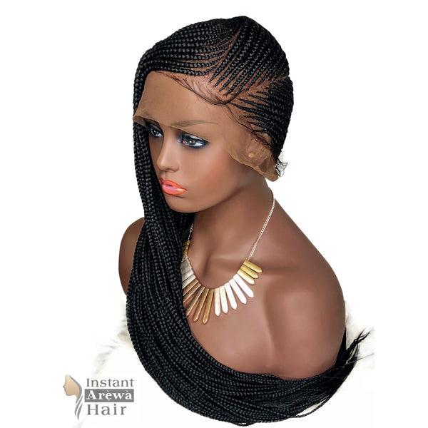 Lemonade Cornrow Wig (Style 2) - Instant Arẹ̀wà Hair