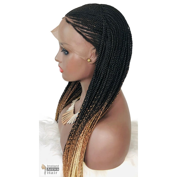 Mid-Part Cornrow Wig (Style 4)