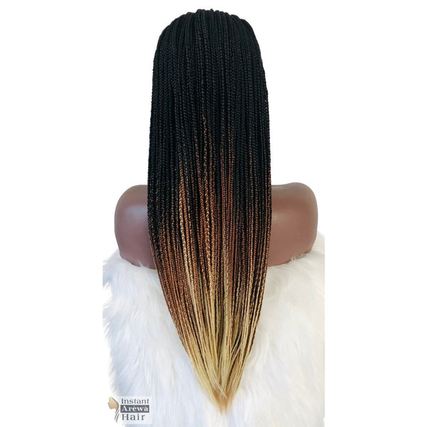 Mid-Part Cornrow Wig (Style 4)