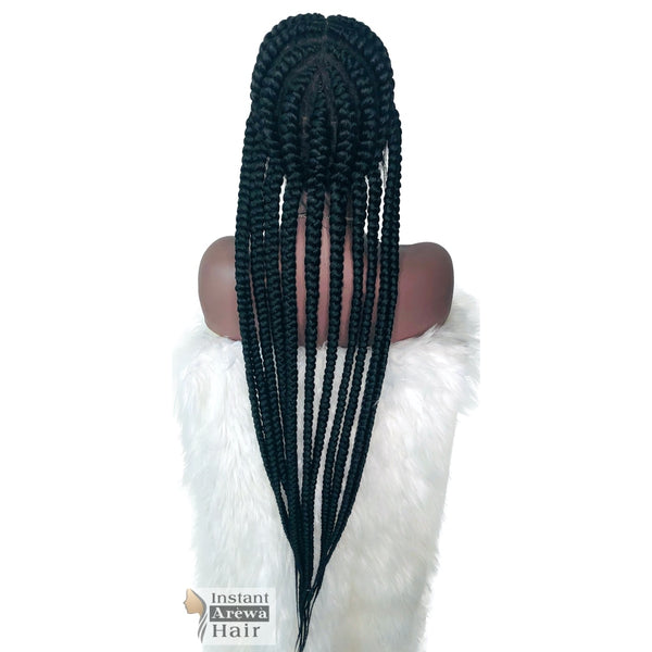 Pop Smoke Cornrow Wig - Instant Arẹ̀wà Hair