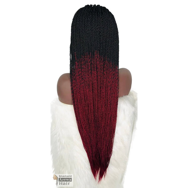 Side-Part Cornrow Wig (Style 4)