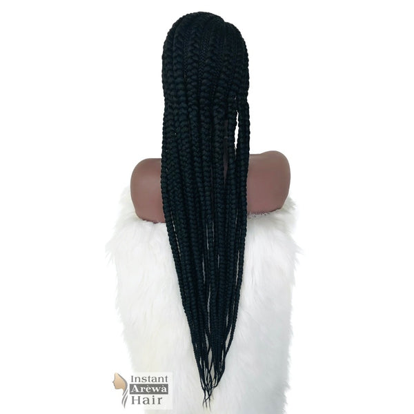 Straight-Back Cornrow Wig (Style 3) - Instant Arẹ̀wà Hair