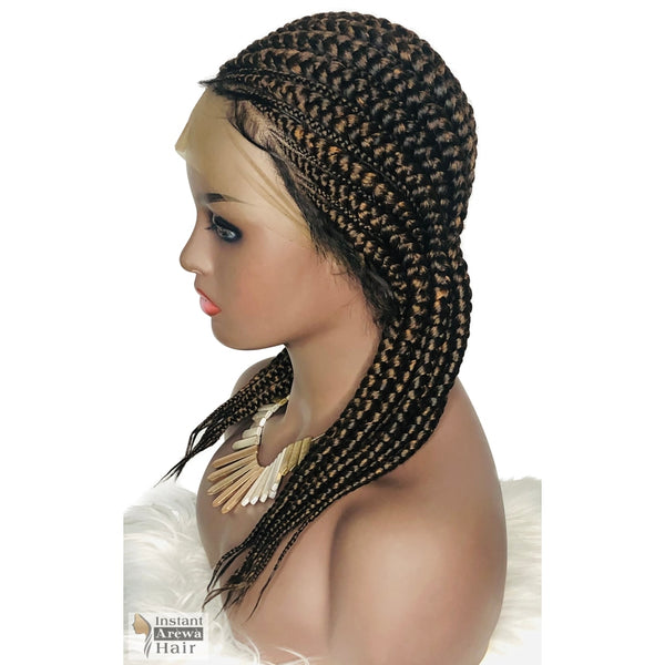 Straight-Back Cornrow Wig (Style 3)