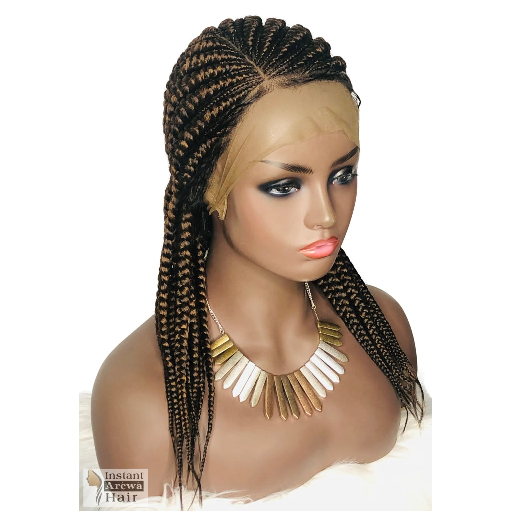 Straight-Back Cornrow Wig (Style 3)