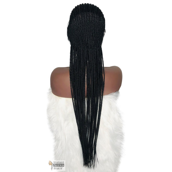 Straight-Back Cornrow Wig (Style 4)